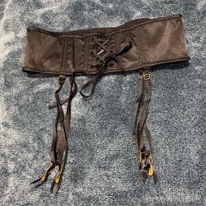 Victoria's Secret Black Mesh Garter